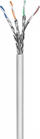 Kabllo rrjeti Techly Cat 6A S/FTP, 100m, LSZH, gri