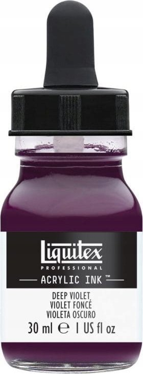 Bojë akrilike Liquitex Professional Acrylic Ink, 30ml, Deep Violet 115, vjollcë e errët