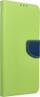 Këllëf libri Fancy për Samsung Galaxy A33 5G, me magnet, me vend për karta, lime dhe blu marinë