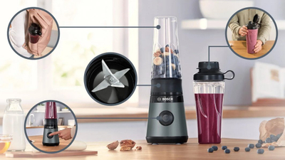 Blender Bosch MMB2111S, 0.8 L, i hirtë
