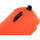 Bojë noti me ajër Enero Safety Buoy Dry Pocket, 72x36 cm, xhep që s’e merr uji, portokalli