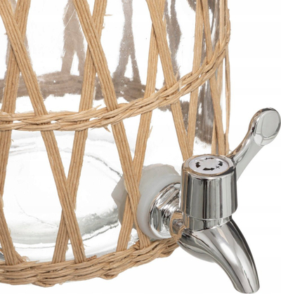 Kavanoz për pije Secret de Gourmet, 3.3L, me rubinet, transparent