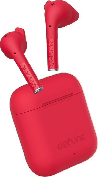 Kufje pa tela Defunc True Talk, Bluetooth, IPX4, të kuqe