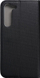 Магнетна футрола Futera Book за Samsung Galaxy S23 Plus, со држач, со џеб за картички, црна