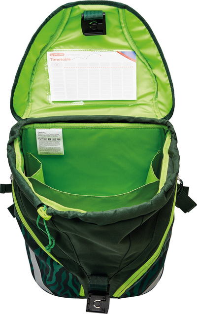 Set çantë shkolle Herlitz SoftLight Plus Jungle, poliestër, ergonomike, jeshile