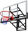 Panel basketbolli Master për mur, 140 x 80 cm, skelet çeliku, me unazë dhe rrjetë