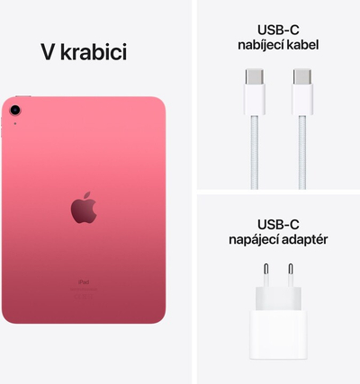 Таблет Apple iPad 2022, 256GB, Wi-Fi, розова боја