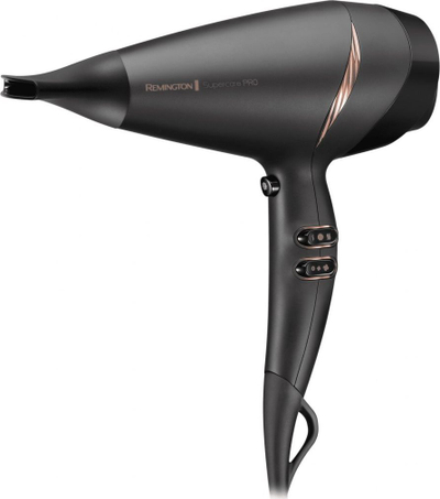 Tharëse flokësh Remington Supercare Pro 2200 AC 7200, 2200W, jonizuese, e zezë