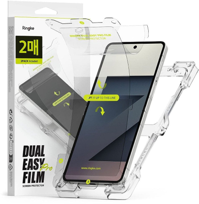 Folie mbrojtëse Ringke Dual Easy Pro për Galaxy Z Flip 7, 2 copë, transparente