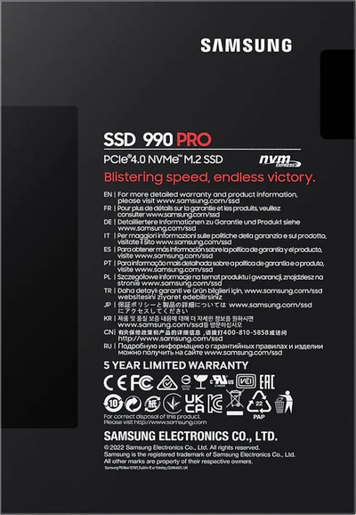 Disk Samsung 990 PRO 1TB M.2 2280