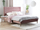 Dyshek Pocket Spring King Size, 160x200 cm, fortësi mesatare, i bardhë me gri