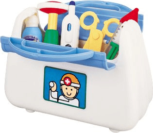 Set lodrash doktori Kiddieland Doctor Kit, me zë, shumëngjyrësh