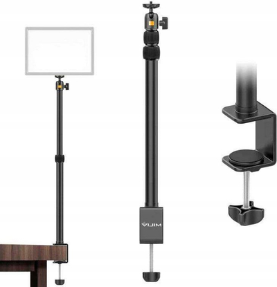 Mbajtëse tavoline për studio Ulanzi LS01, lartësi 37 96 cm, ngarkesë 1.5 kg, e zezë