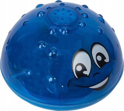 Lodër banje Spray Water, fontanë notuese LED, me drita shumëngjyrëshe, blu