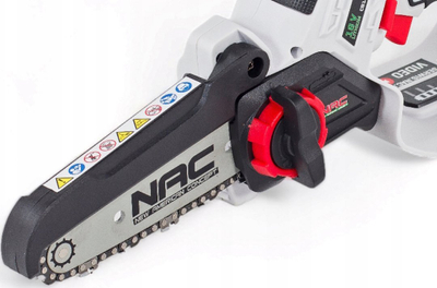 Sharrë zinxhiri me bateri NAC CB18-20-B20-S, 18V, shufër 20.3cm, e bardhë
