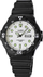 Orë dore Casio MRW-200H-7EVEF, sportive për meshkuj, rezistente ndaj ujit, e zezë me cadran të bardhë