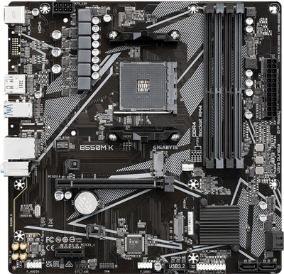 Pllakë amë GIGABYTE B550M K - AMD B550