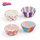 Forma letre për muffin, set 50 copë, 7x3 cm, shumëngjyrëshe