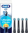 Koka zëvendësuese për furçë elektrike Oral B iO Ultimate Clean, 4 copë, të zeza