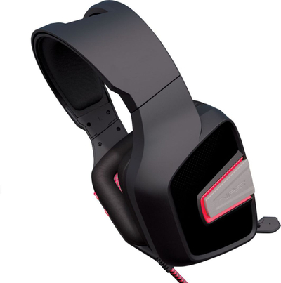 Kufje Stereo Patriot V330, të zeza dhe të kuqe