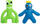 Figurë lodër Goo Jit Zu Rainbow Friends, elastike, modele të përziera, shumëngjyrëshe