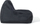 Karrige puf SIESTA Bean Bag, 200L, 61 x 100 cm, e zezë