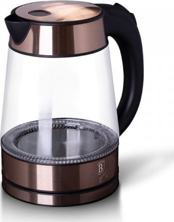 Ibrik elektrik BerlingerHaus BH-9121 Metallic Line, 1.7L, xham me dritë LED, rosegold