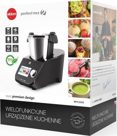 Robot kuzhine multifunksional Eldom MFC2506 Perfect MIX2, 1300W, 3.5L, i zi