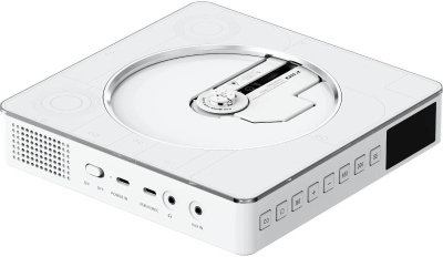 Altoparlant FiiO Beatbox White Special Edition, Bluetooth, CD dhe FM, i bardhë
