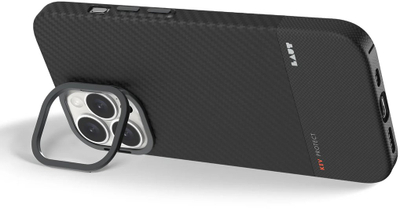 Mbulesë telefoni LAUT KEV Protect, për iPhone 16 Pro Max, fibër aramid, e zezë