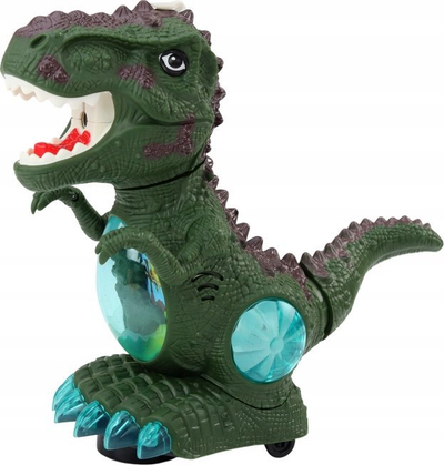 Lodër dinosauri LEAN Toys Dancing Dinosaur, me zëra, që vallëzon, jeshil