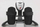 Rower Toorx Compact, rezistencë hidraulike, deri 110 kg, i zi me të kuqe