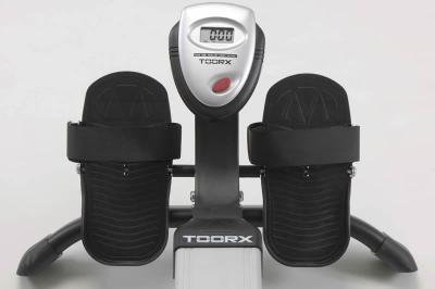 Rower Toorx Compact, rezistencë hidraulike, deri 110 kg, i zi me të kuqe
