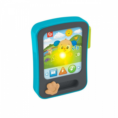 Lodër interaktive Fisher Price Laugh and Learn Puppy Storytime Reader, shumëgjuhëshe, elektronike, shumëngjyrëshe