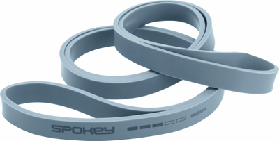 Shirit elastik fitnesi Spokey Power Fitness Rubber Medium 941958, rezistencë mesatare, blu