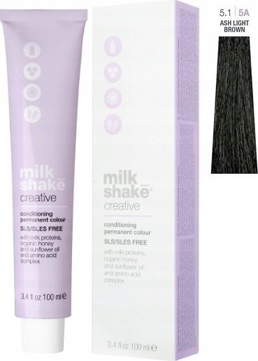 Bojë flokësh Milk Shake Creative Conditioning, 100ml, ton kafe e ftohtë 5.1 5A