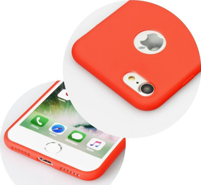 Mbrojtëse telefoni Forcell SOFT për Xiaomi Redmi 9C, silikon, e kuqe