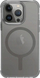 Mbulesë Uniq Combat për iPhone 15 Pro 6.1", MagSafe MagClick, gri e tejdukshme