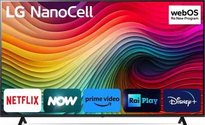 TV LG 75NANO82T3B NanoCell, 75", 4K Ultra HD, Smart TV, i zi