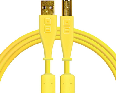 Kabllo USB DJ TechTools Chroma Cable, 1.5m, USB A në USB B, e verdhë