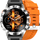 Smartwatch Mski Gravity GT20 4, ekran 1.43" AMOLED, thirrje Bluetooth, argjendtë