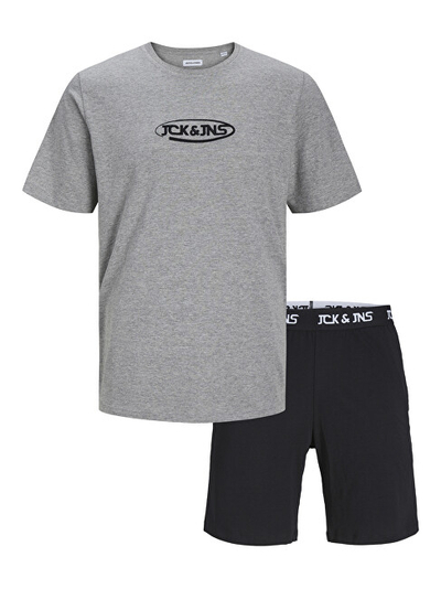 Set maicë dhe shorce për meshkuj Jack&Jones JACOLIVER, të hirta/zeza