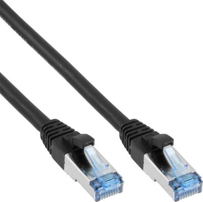Kabllo rrjeti InLine Patch, Cat.6A, 15m, S FTP, e zezë
