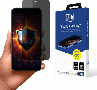 Mbrojtëse ekrani 3mk Silky Matt Privacy për Samsung Galaxy A54 5G, efekt privatësie, fund mat