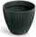 Vazo lulesh Prosperplast Latia Round, 48 cm, antracit