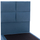 Krevat MILO HM652.09, tek, kadife, 90x200 cm, blu