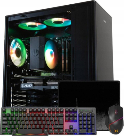 Kompjuter gaming Adax DRACO EXTREME WXHR5600X, Ryzen 5 5600X, 32GB RAM, 1TB SSD, RX6600 8GB, i zi