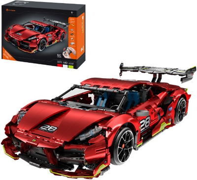 Makina me telekomandë iM.Master SuperCar 1/10, R/C 2.4GHz, bateri rikarikueshme, e kuqe metalike