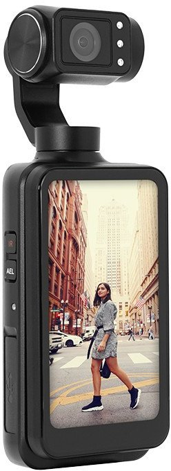 Камера со гимбал AgfaPhoto Realimove MC3X, 4K, екран на допир, црна