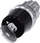 Çelës me kyç Siemens BKS 3SU1050-5SF01-0AA0, 22mm, 2 pozicione O I, metalik